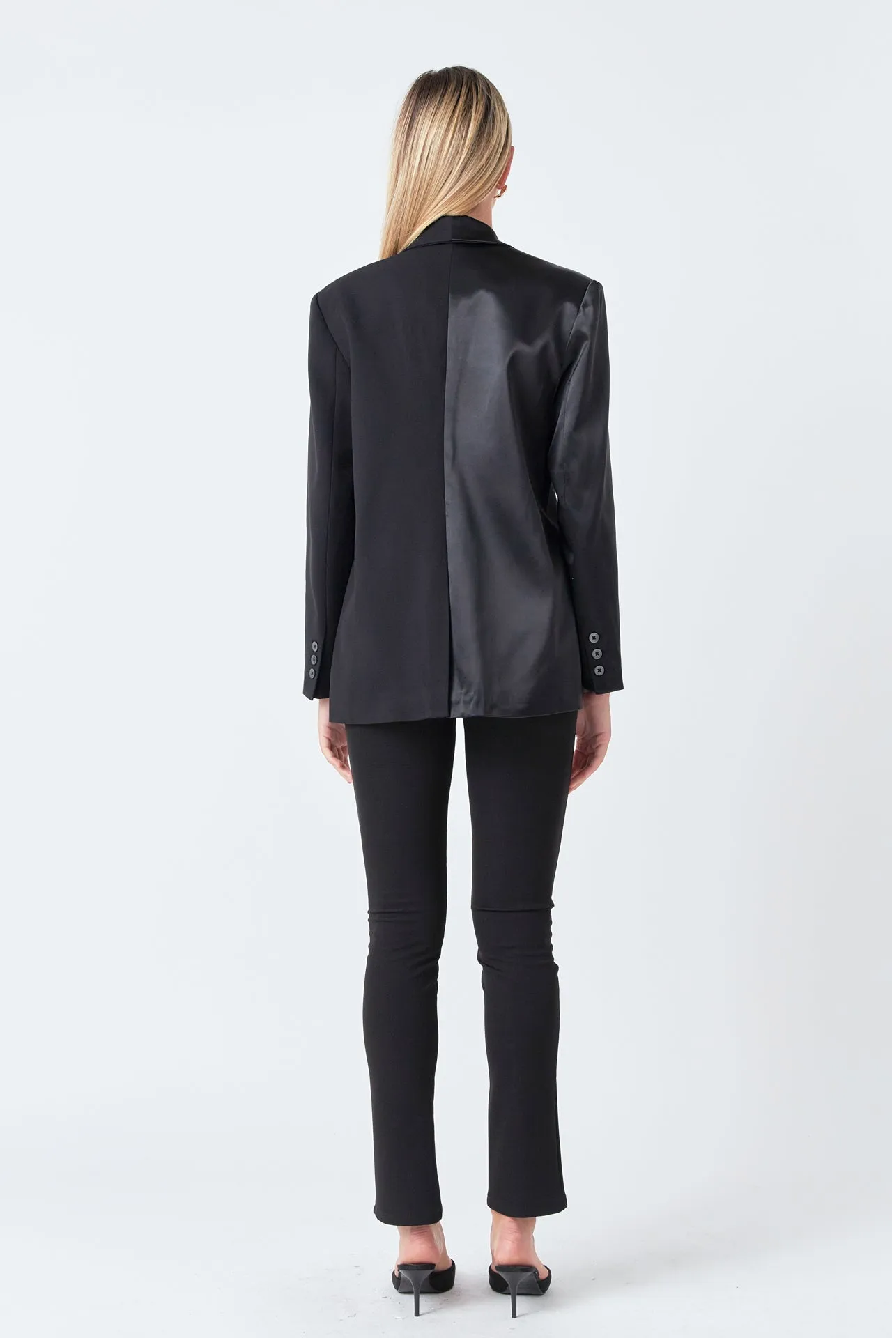 Satin Suit Blazer sold by Endless Rose product image thumbnail 4