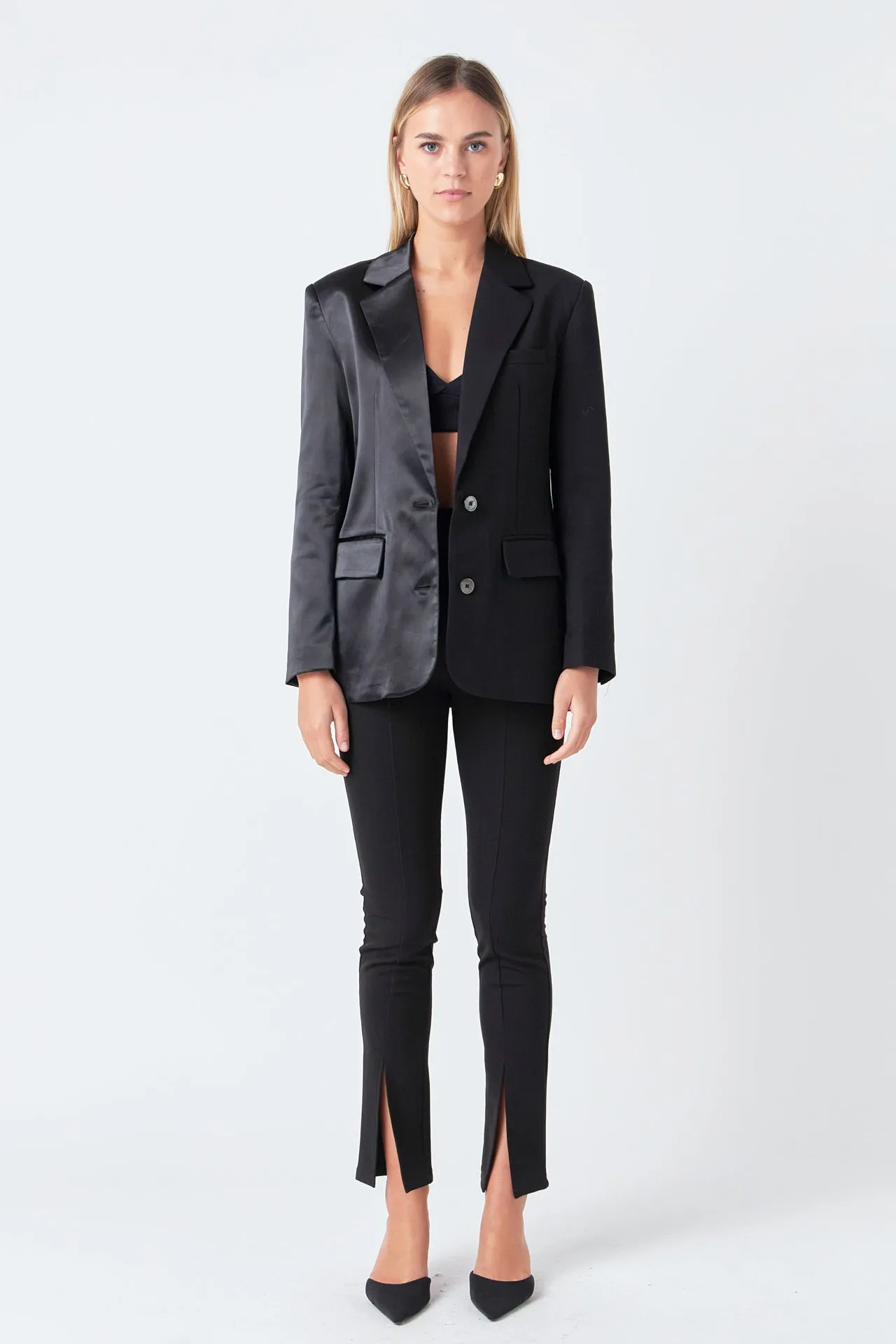 Satin Suit Blazer sold by Endless Rose