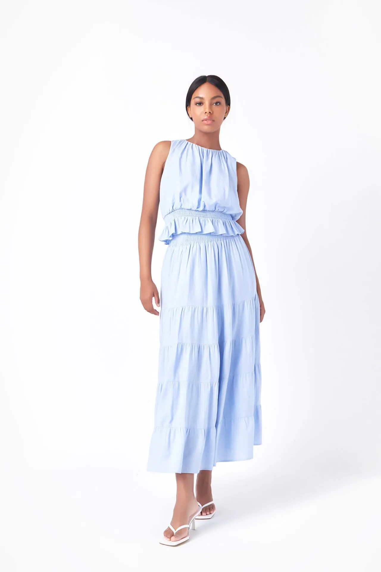 Tiered Maxi Skirt sold by Endless Rose product image thumbnail 5