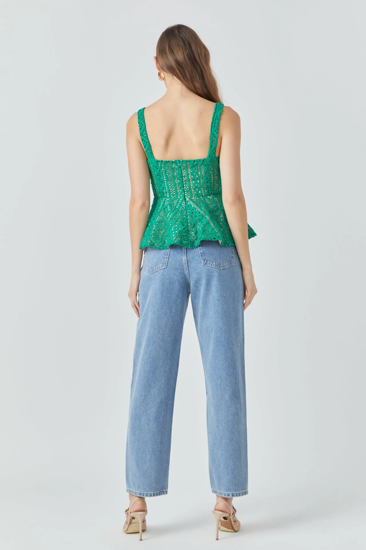 Lace Peplum Top sold by Endless Rose product image thumbnail 4