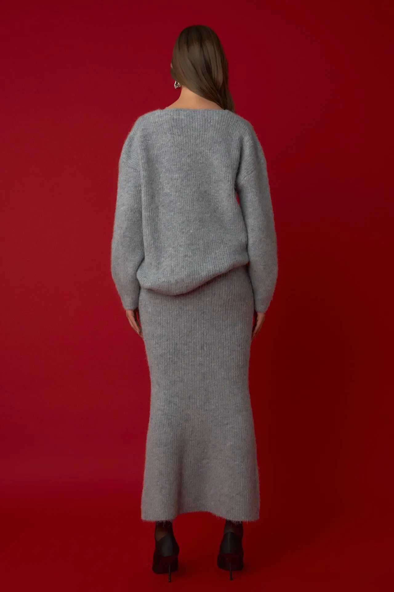 Fuzzy Mermaid Maxi Skirt sold by Endless Rose product image thumbnail 4