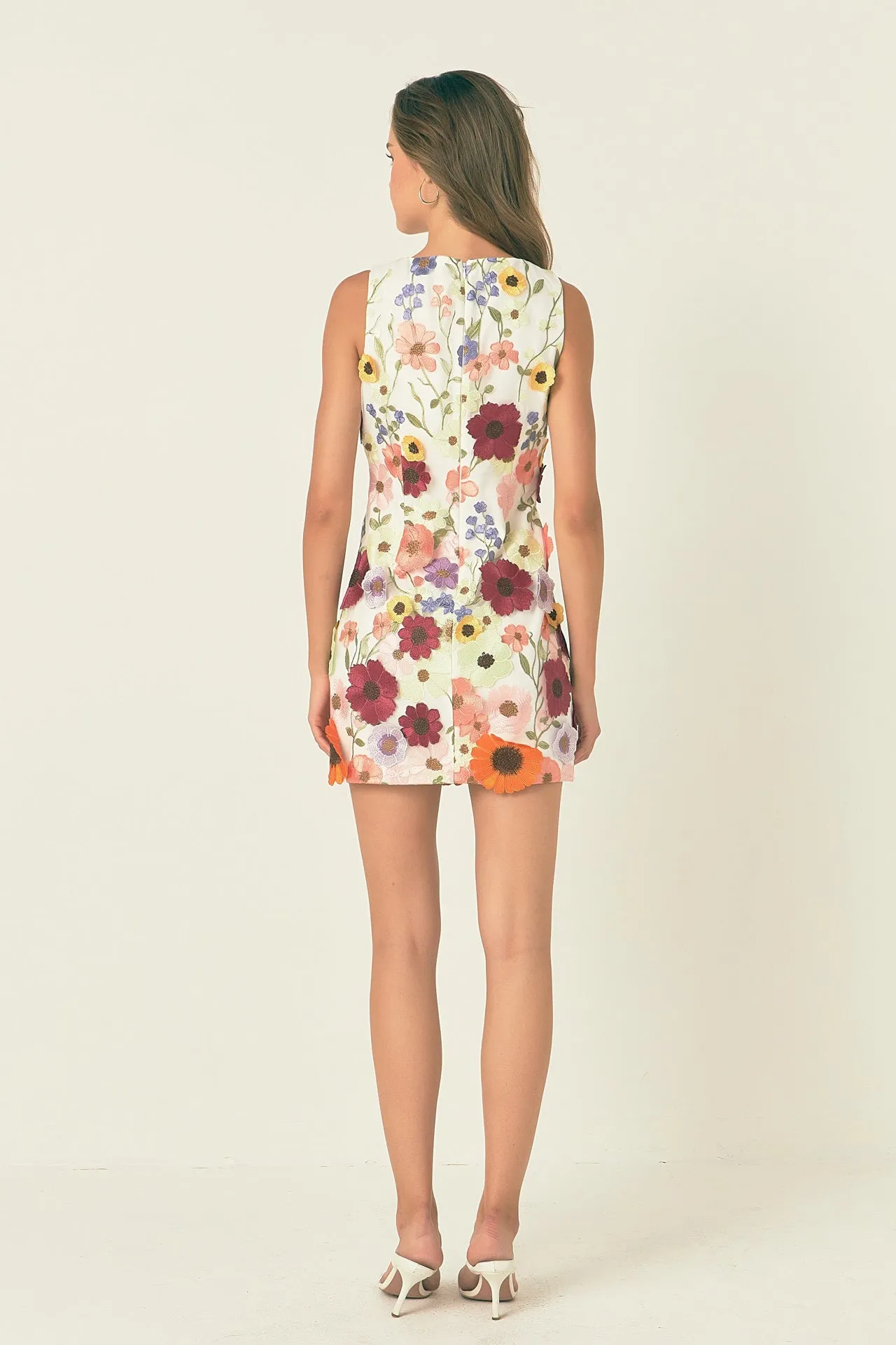 Floral Embroidered Mini Dress sold by Endless Rose product image thumbnail 4