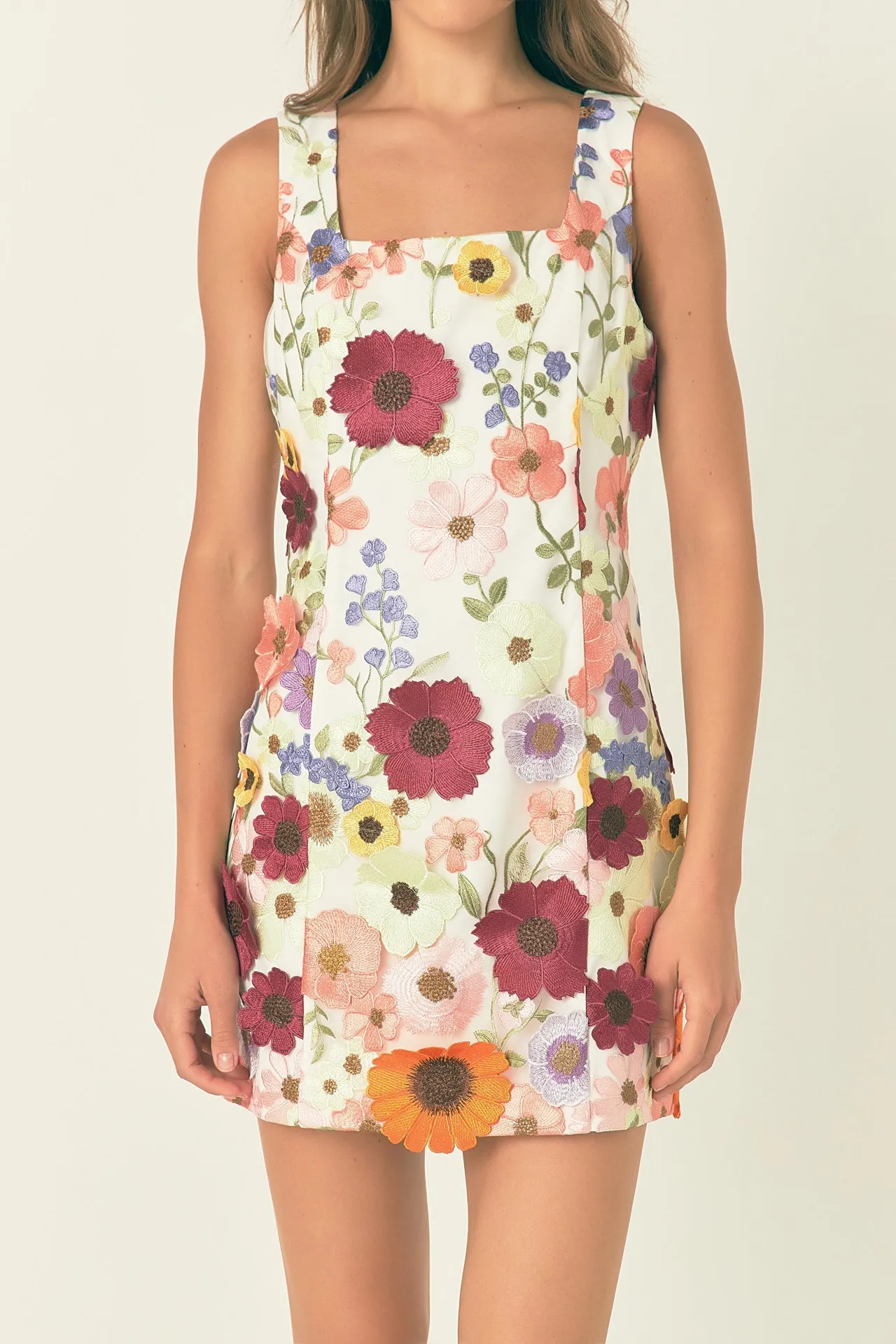 Floral Embroidered Mini Dress sold by Endless Rose product image thumbnail 2