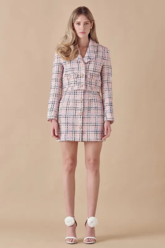 Cropped Tweed Blazer sold by Endless Rose
