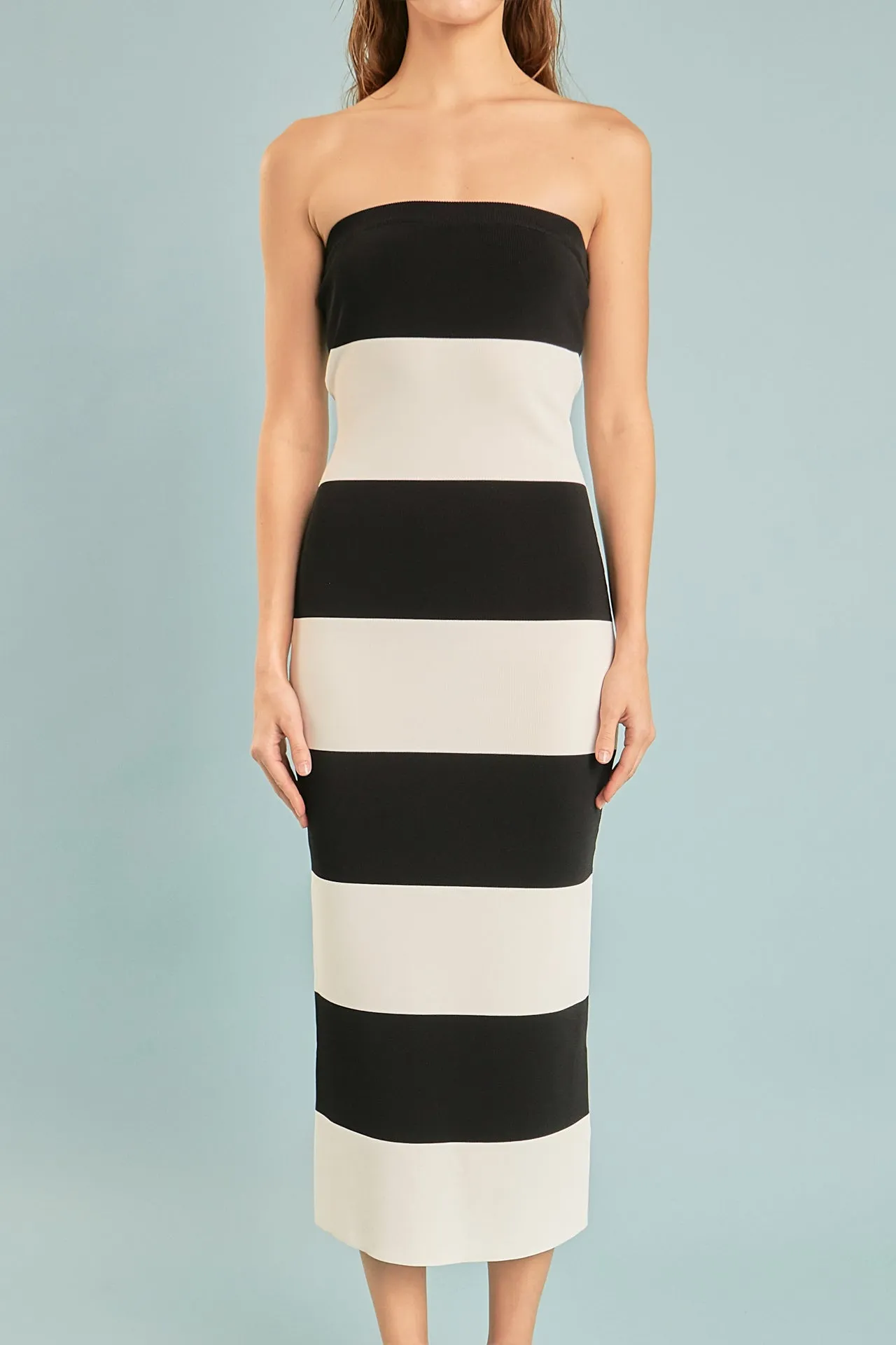 Stripe Tube Maxi Dress sold by Endless Rose product image thumbnail 2