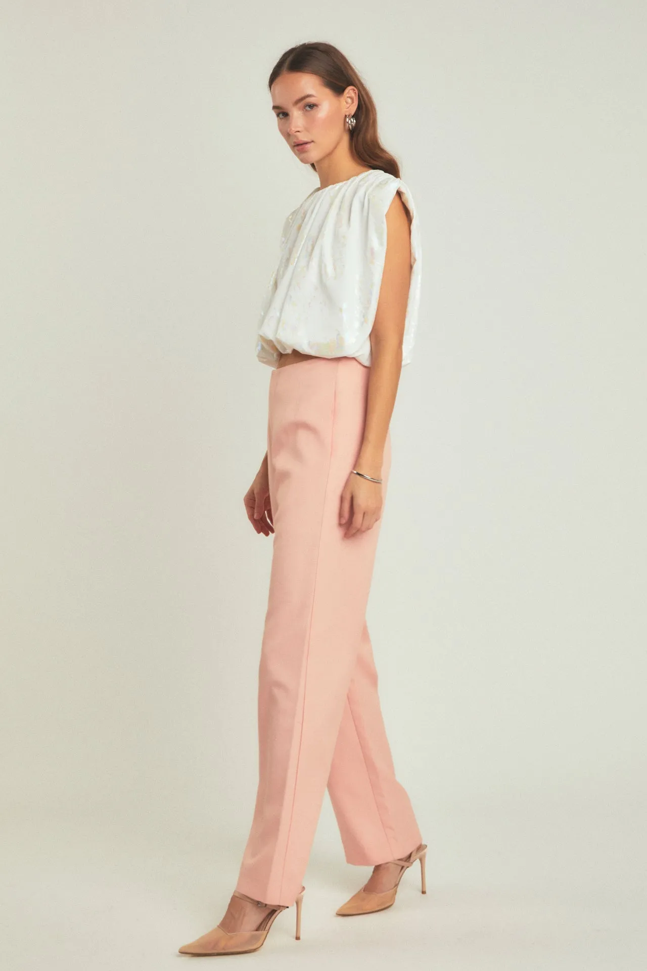 Printed Foil Sleeveless Top sold by Endless Rose product image thumbnail 3