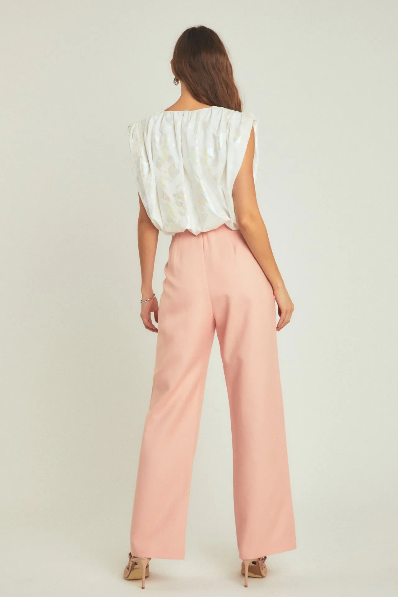 Printed Foil Sleeveless Top sold by Endless Rose product image thumbnail 4