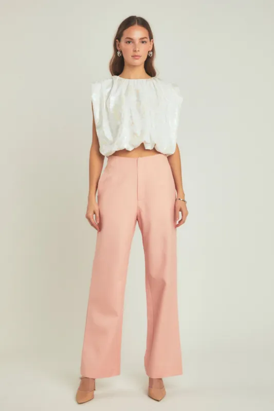 Printed Foil Sleeveless Top sold by Endless Rose