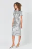 Sequins Short Sleeve Maxi Dress sold by Endless Rose