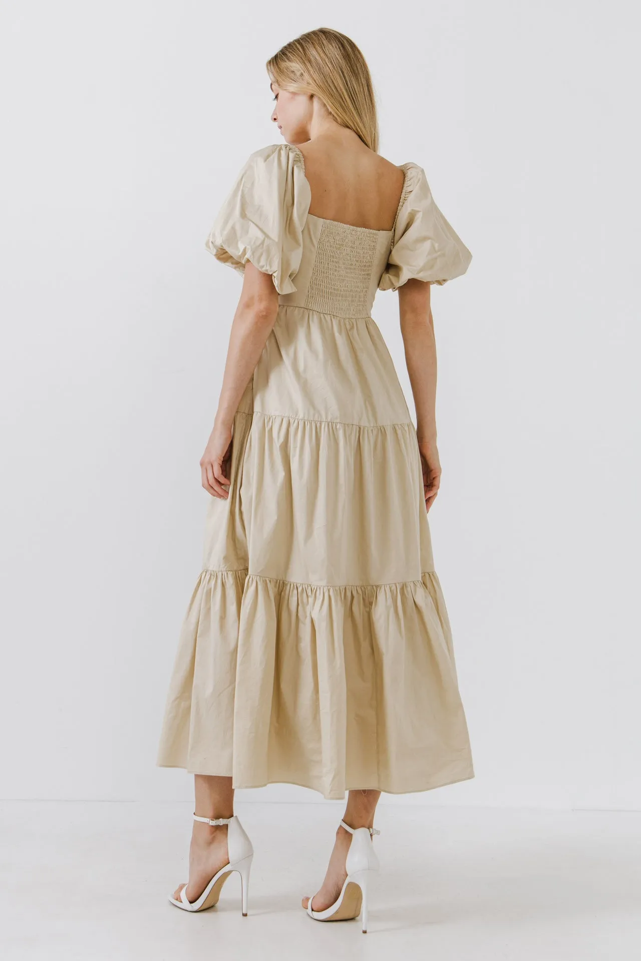 Puff Sleeve Corset Maxi Dress sold by Endless Rose product image thumbnail 2