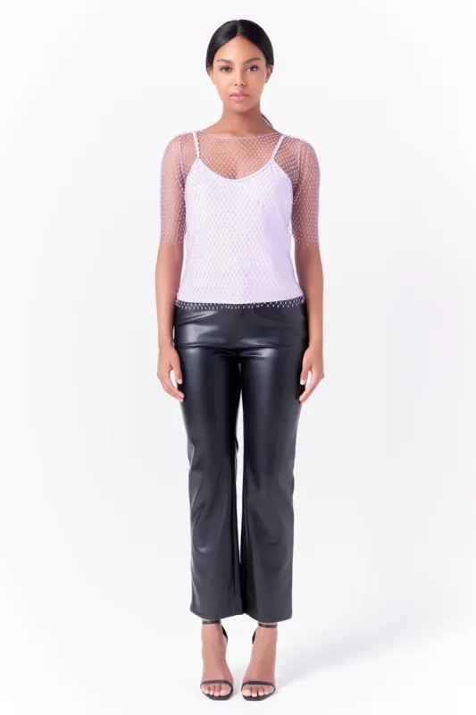 Embellishment Short Sleeve Top sold by Endless Rose