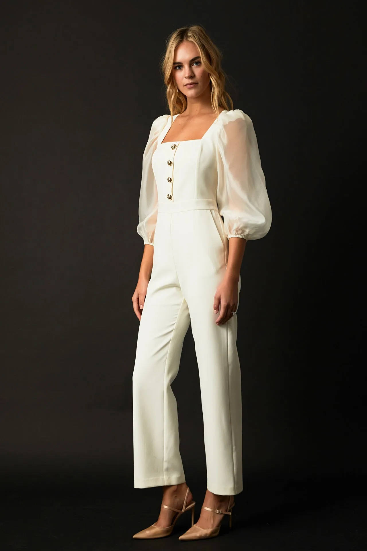 Organza Sleeve Jumpsuit sold by Endless Rose product image thumbnail 3