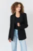 Feather-Trimmed Tweed Blazer sold by Endless Rose