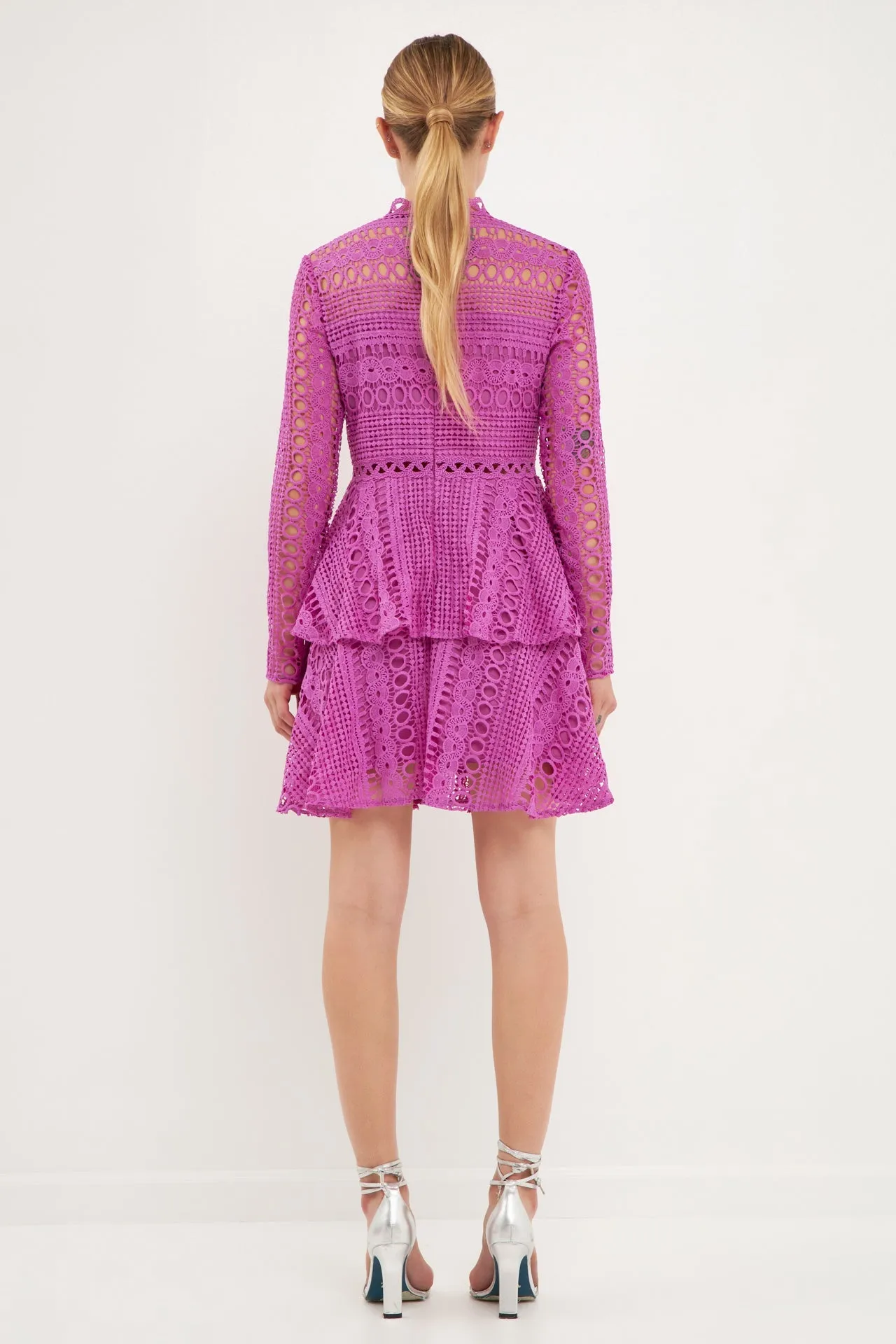 Crochet Lace Mini Dress sold by Endless Rose product image thumbnail 4