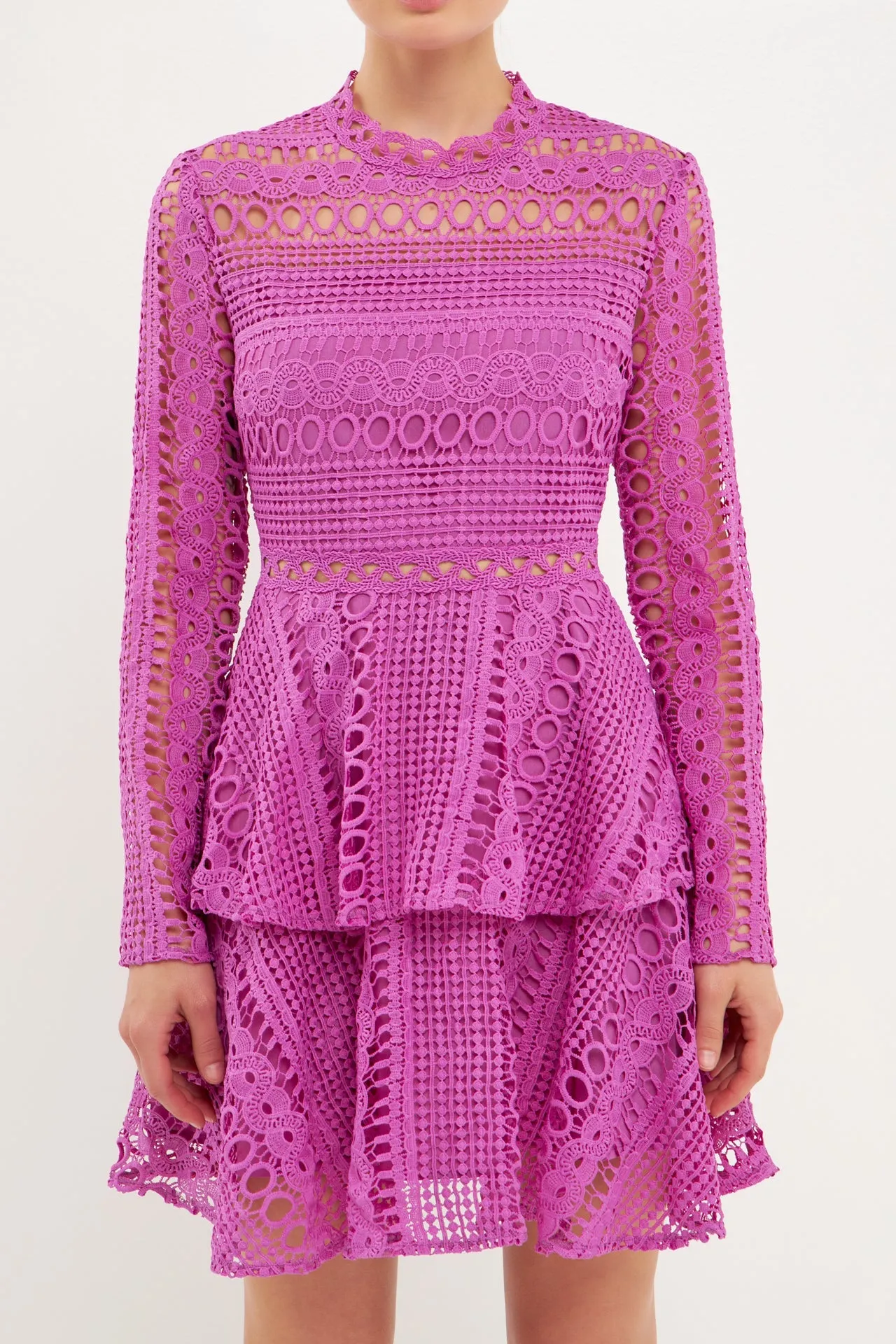 Crochet Lace Mini Dress sold by Endless Rose product image thumbnail 2