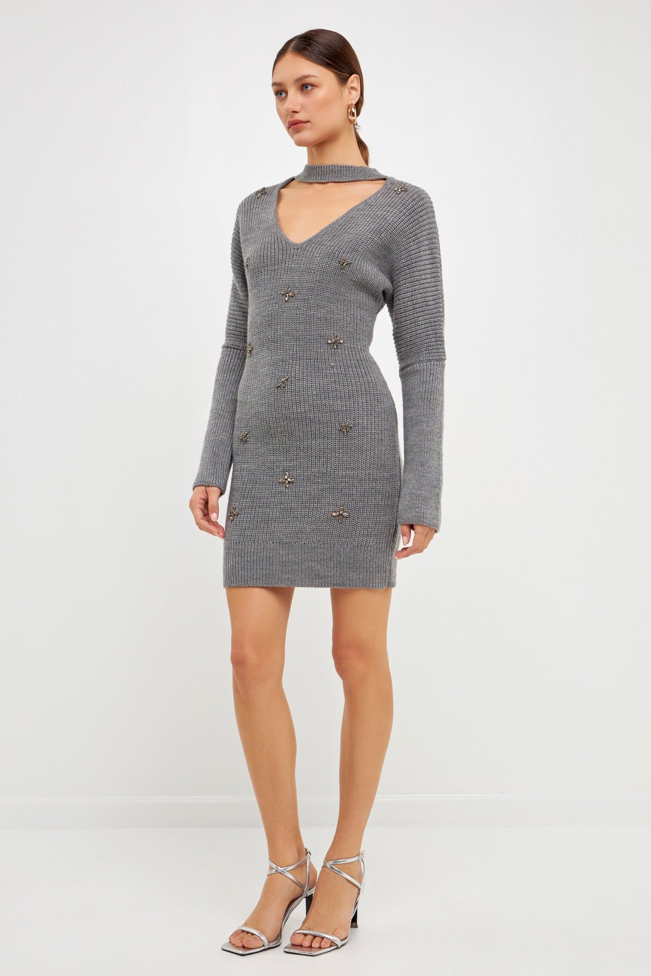 Embellished Sweater Dress sold by Endless Rose product image thumbnail 3