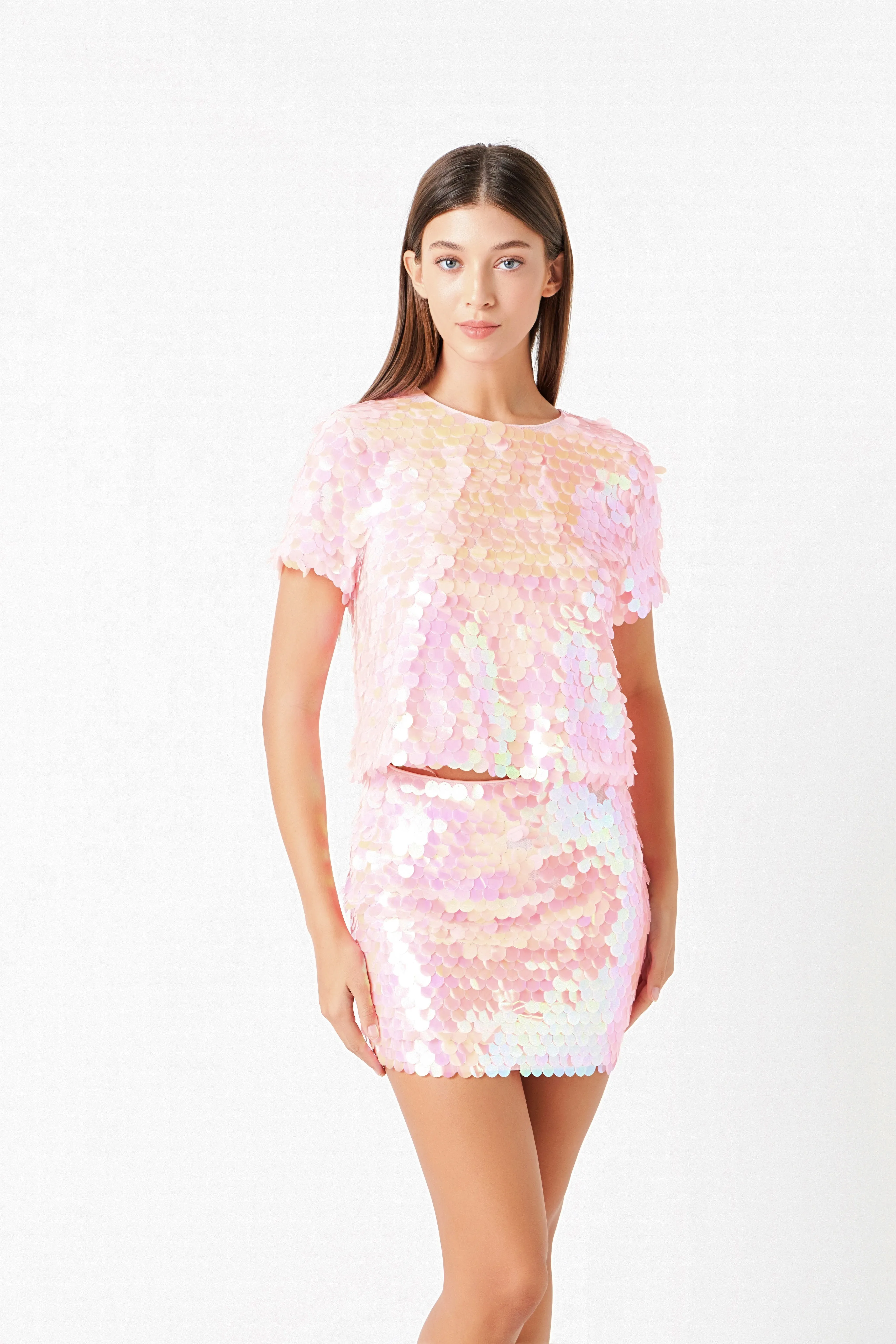 Sequin Mini Skirt sold by Endless Rose product image thumbnail 5