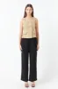 Gold Tweed Double Button Top sold by Endless Rose