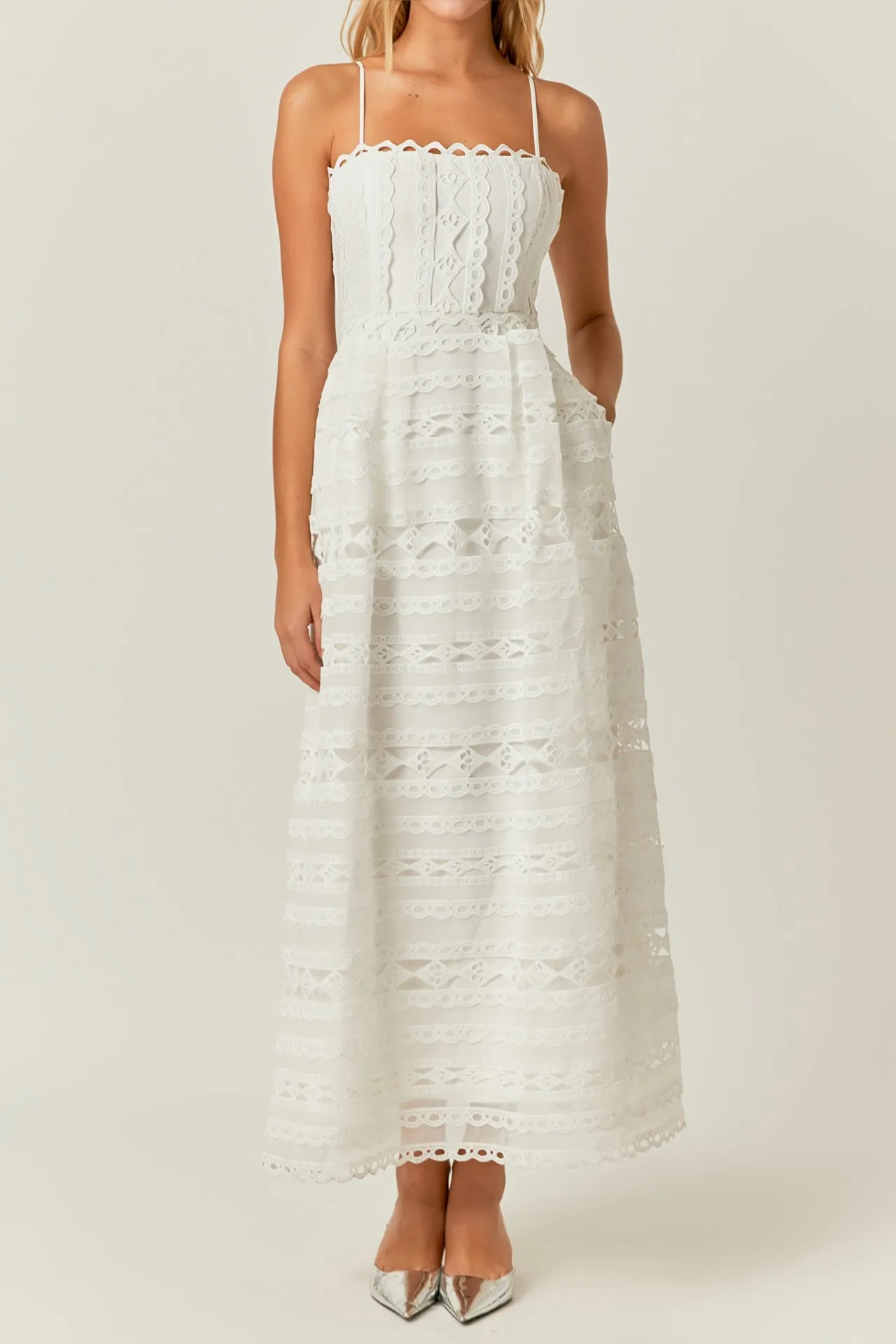 Combination Lace Maxi Dress sold by Endless Rose product image thumbnail 2