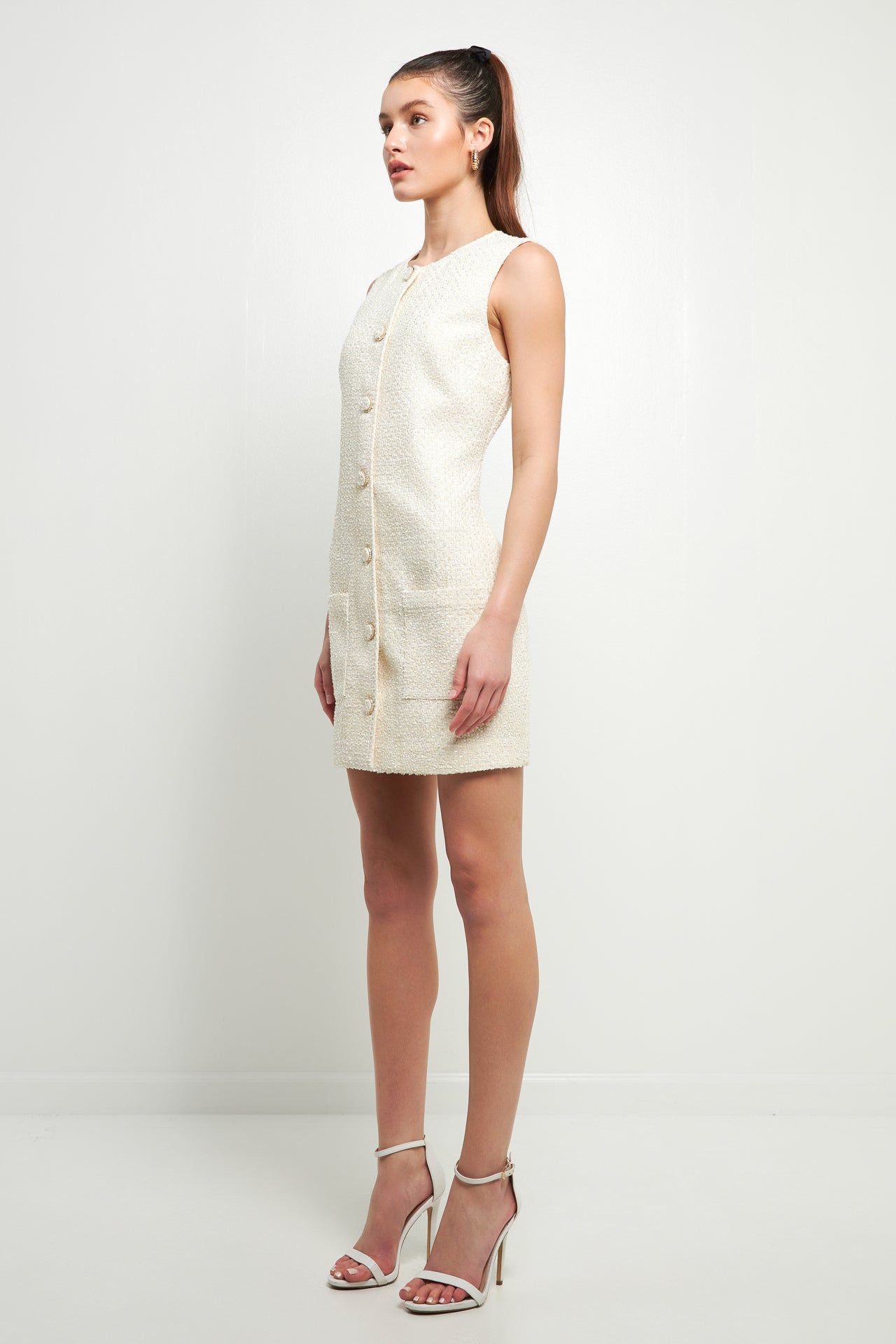 Sleeveless Tweed Mini Dress sold by Endless Rose product image thumbnail 8