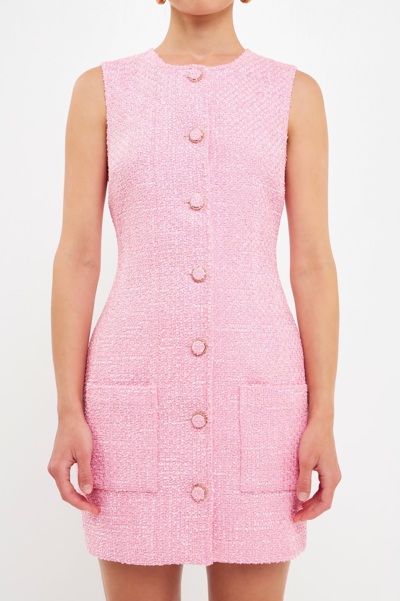 Sleeveless Tweed Mini Dress sold by Endless Rose product image thumbnail 12