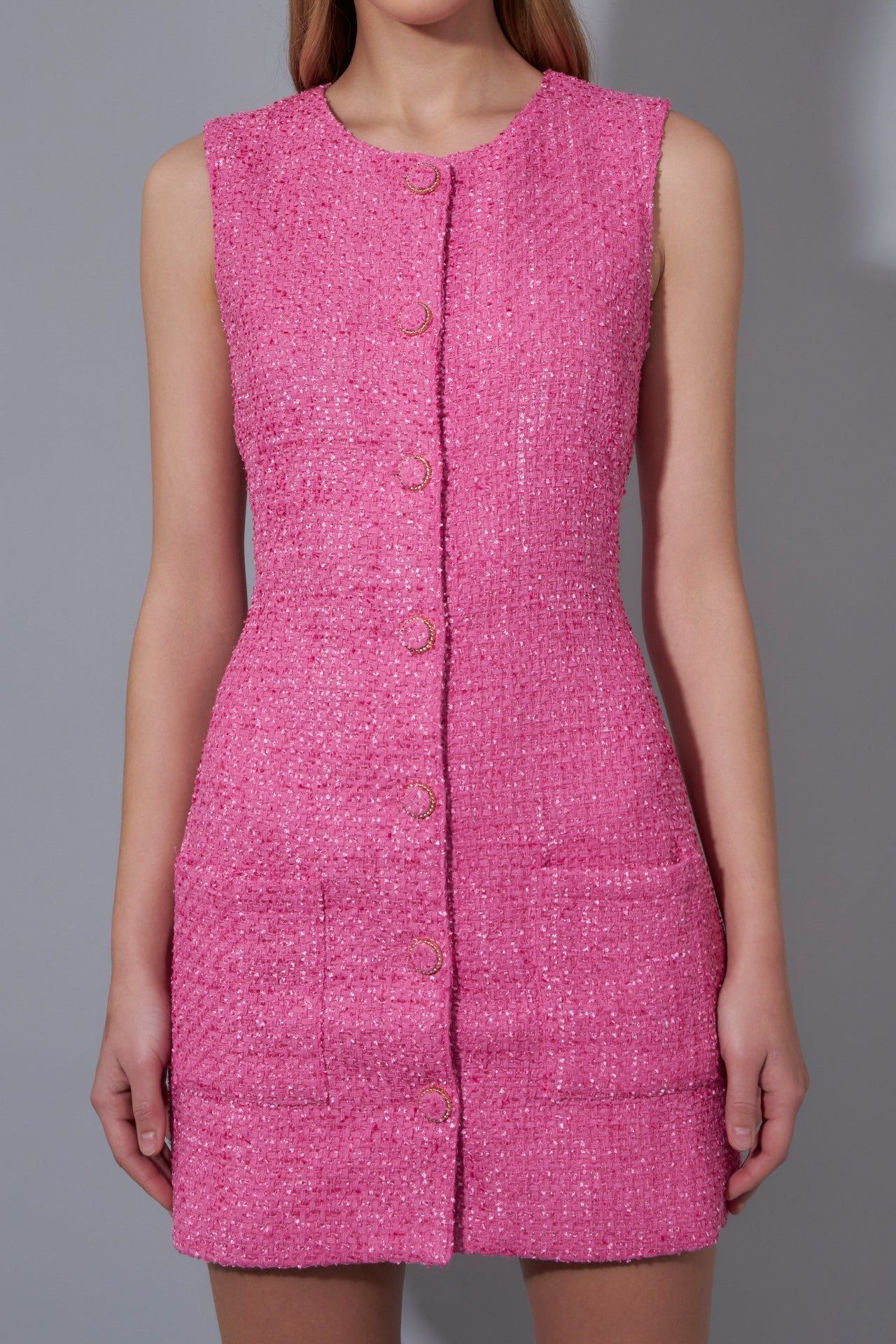 Sleeveless Tweed Mini Dress sold by Endless Rose product image thumbnail 2