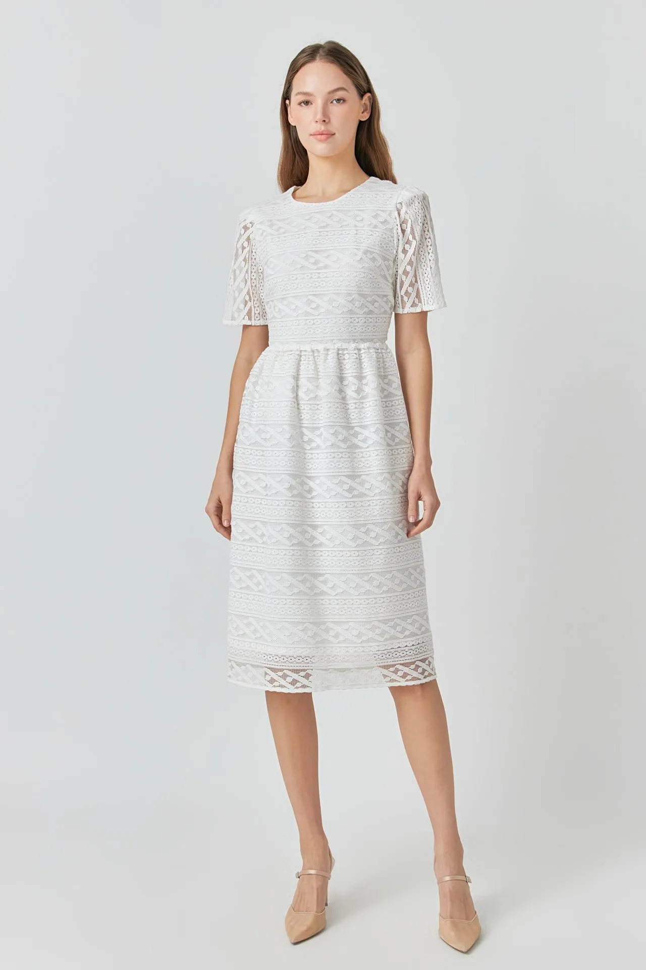 Lace Midi Dress sold by Endless Rose