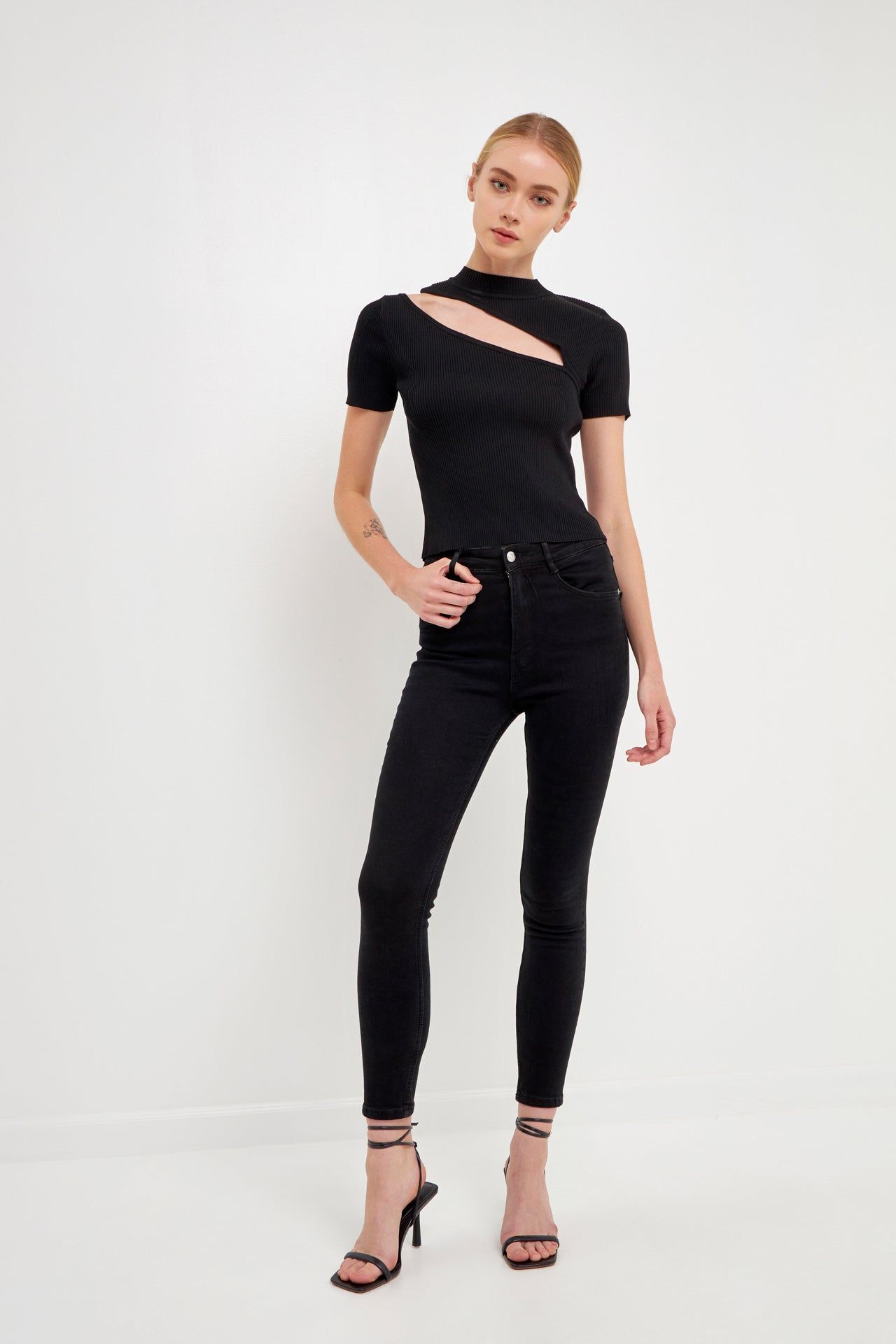 SALE OF Cut Out Knit Top sold by Endless Rose