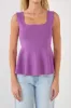 Flare Detail Knit Tank Top sold by Endless Rose