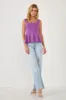 Flare Detail Knit Tank Top sold by Endless Rose