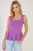 Flare Detail Knit Tank Top sold by Endless Rose