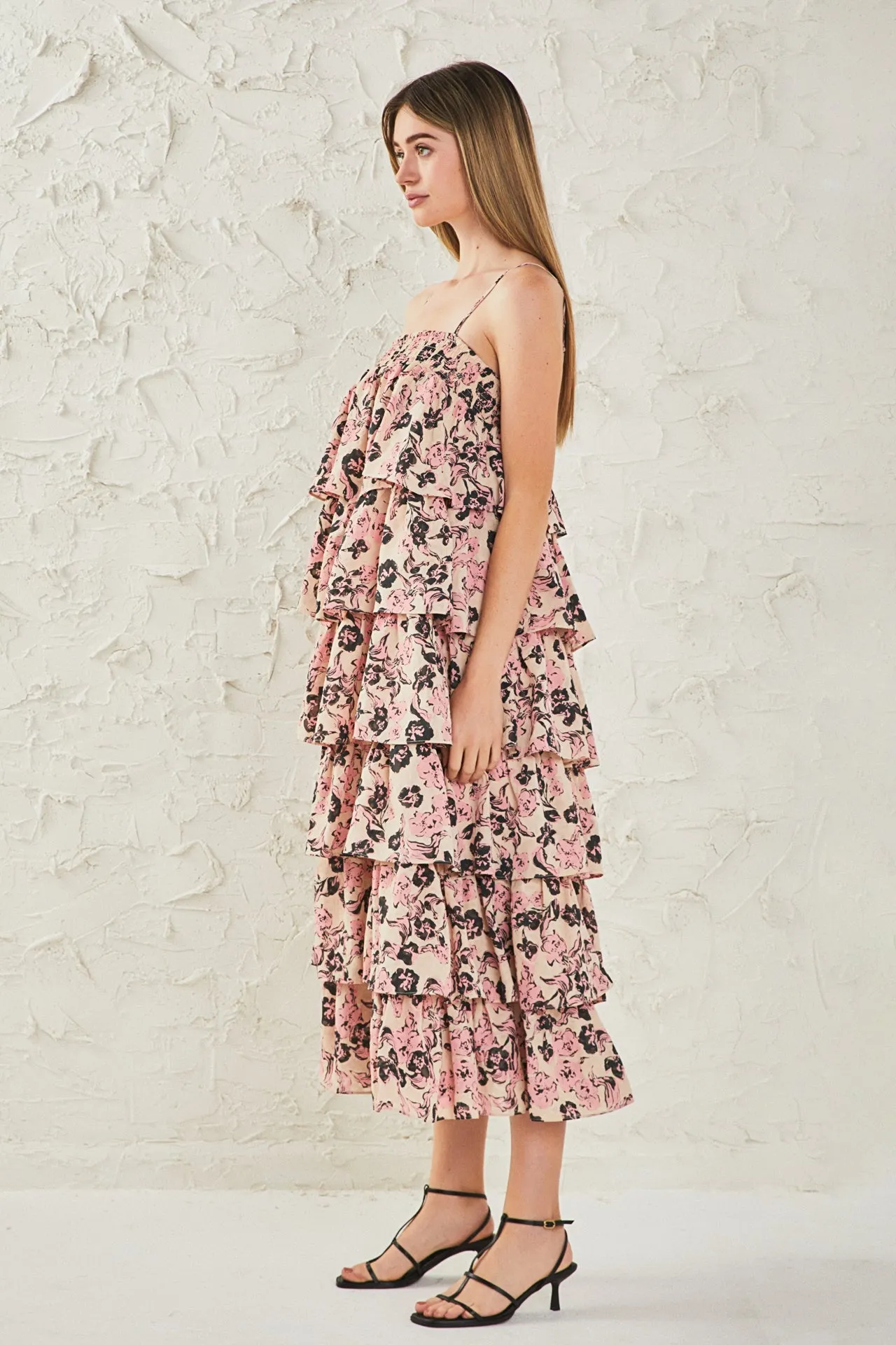 Floral Tiered Maxi Dress sold by Endless Rose product image thumbnail 3