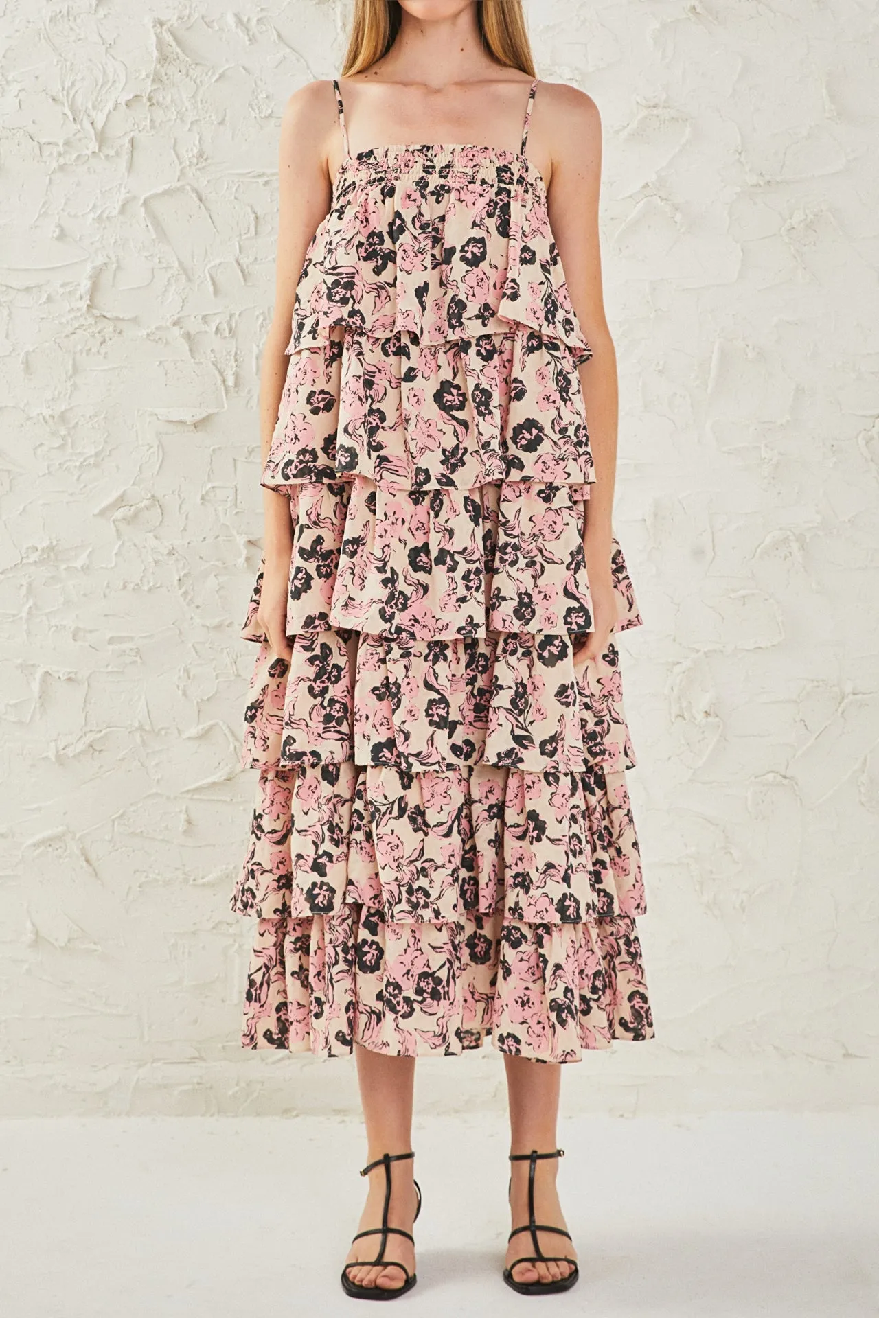 Floral Tiered Maxi Dress sold by Endless Rose product image thumbnail 2