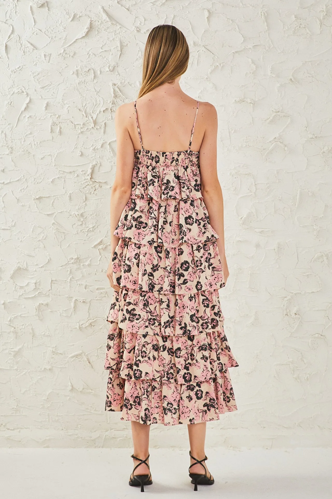 Floral Tiered Maxi Dress sold by Endless Rose product image thumbnail 4