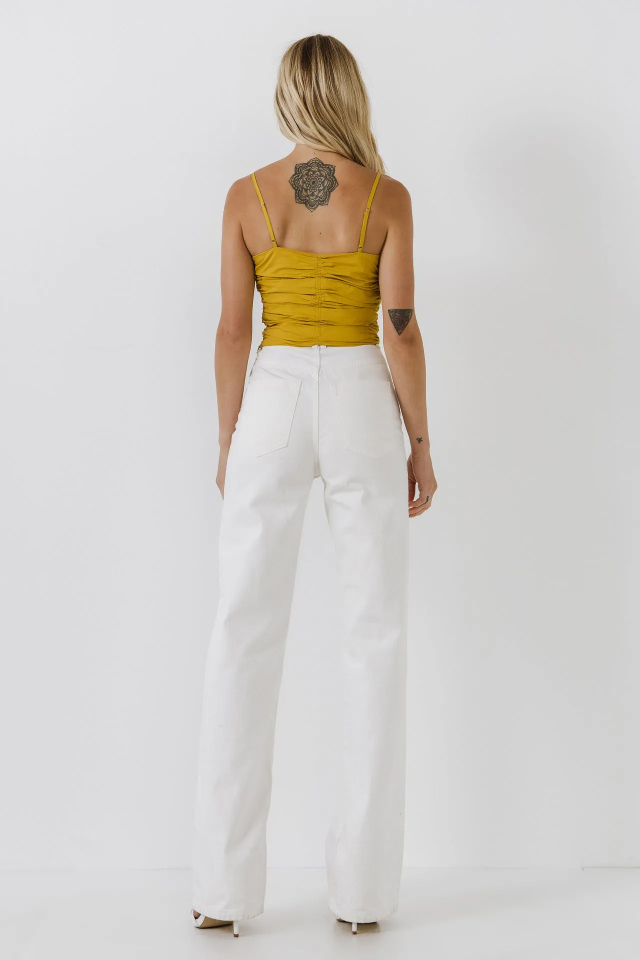 Shirring Detail Tank Top sold by Endless Rose product image thumbnail 4