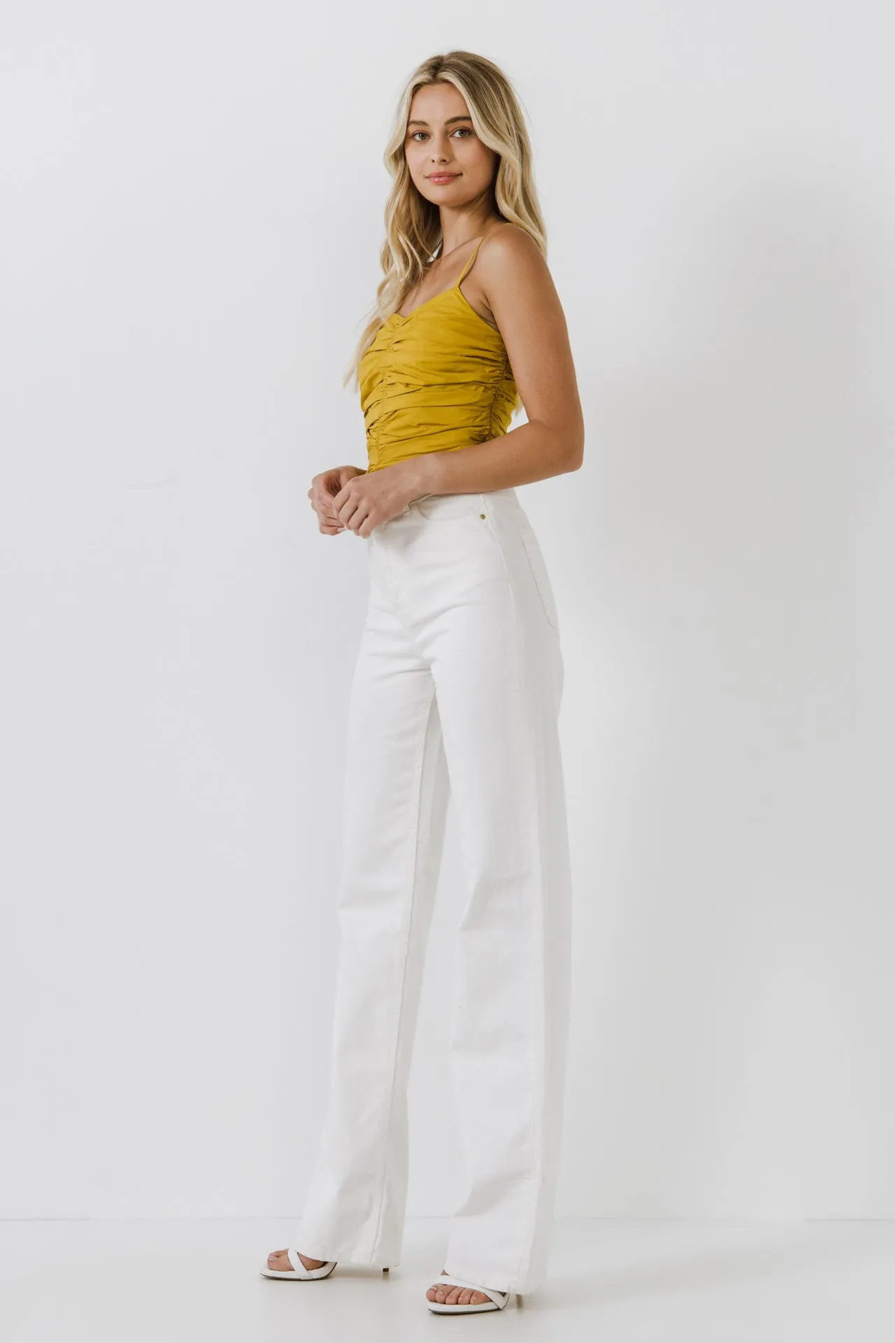 Shirring Detail Tank Top sold by Endless Rose product image thumbnail 3