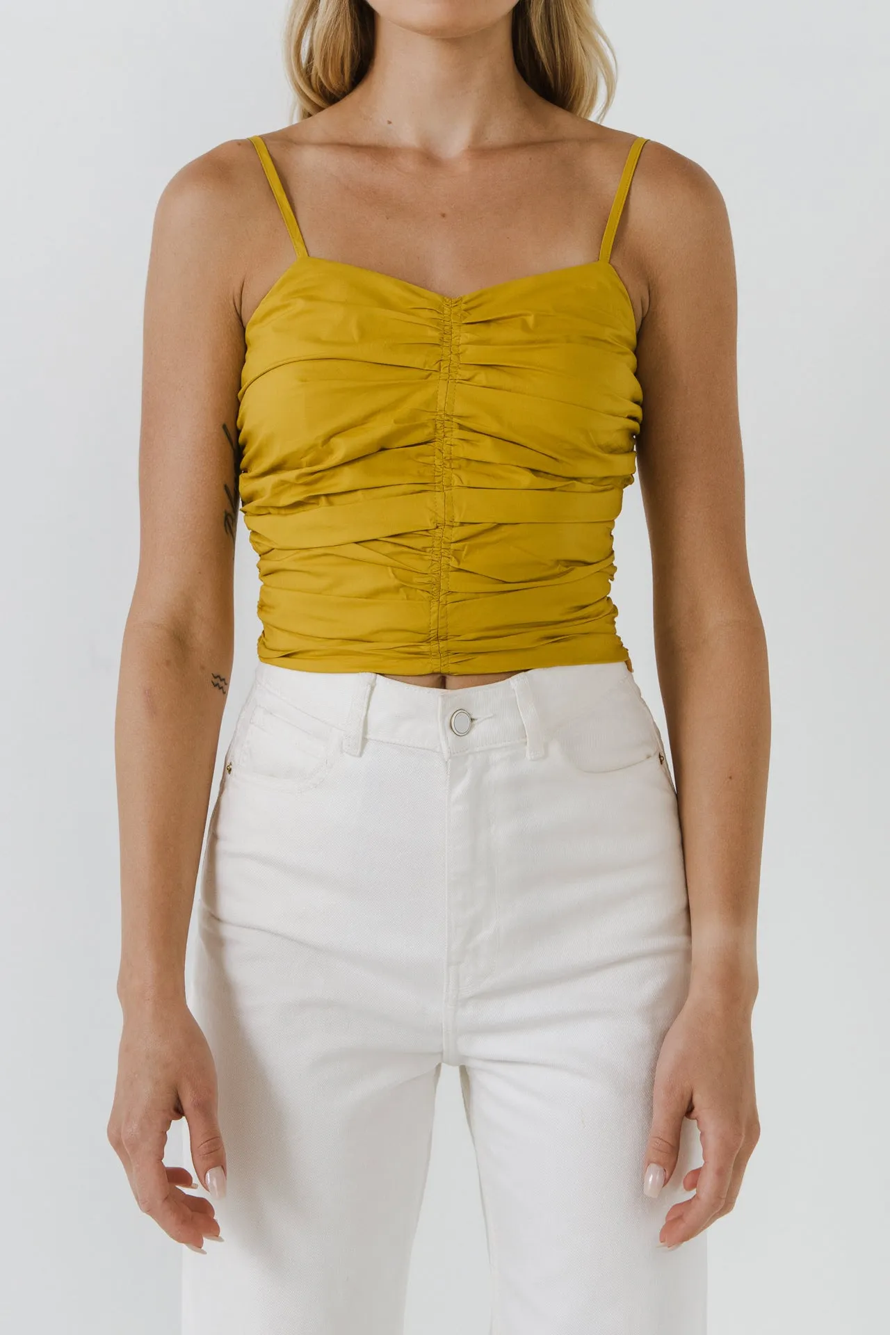 Shirring Detail Tank Top sold by Endless Rose product image thumbnail 2