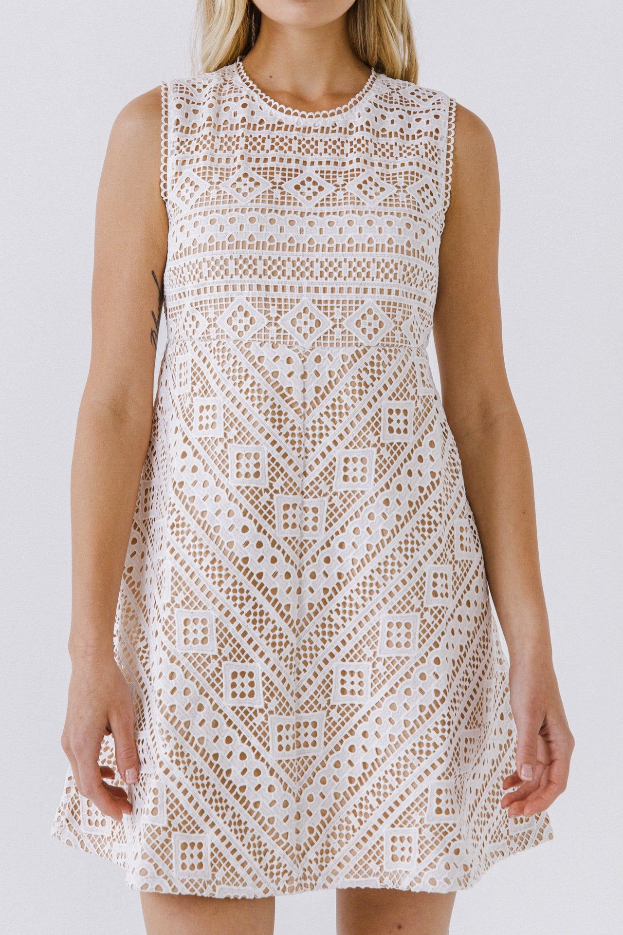 Embroidery Mini Dress sold by Endless Rose product image thumbnail 2