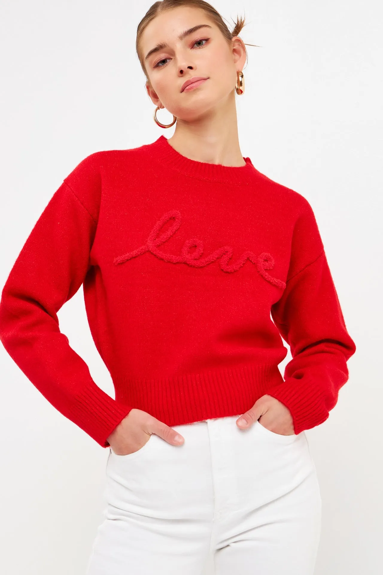 Crewneck Love Sweater sold by Endless Rose product image thumbnail 5