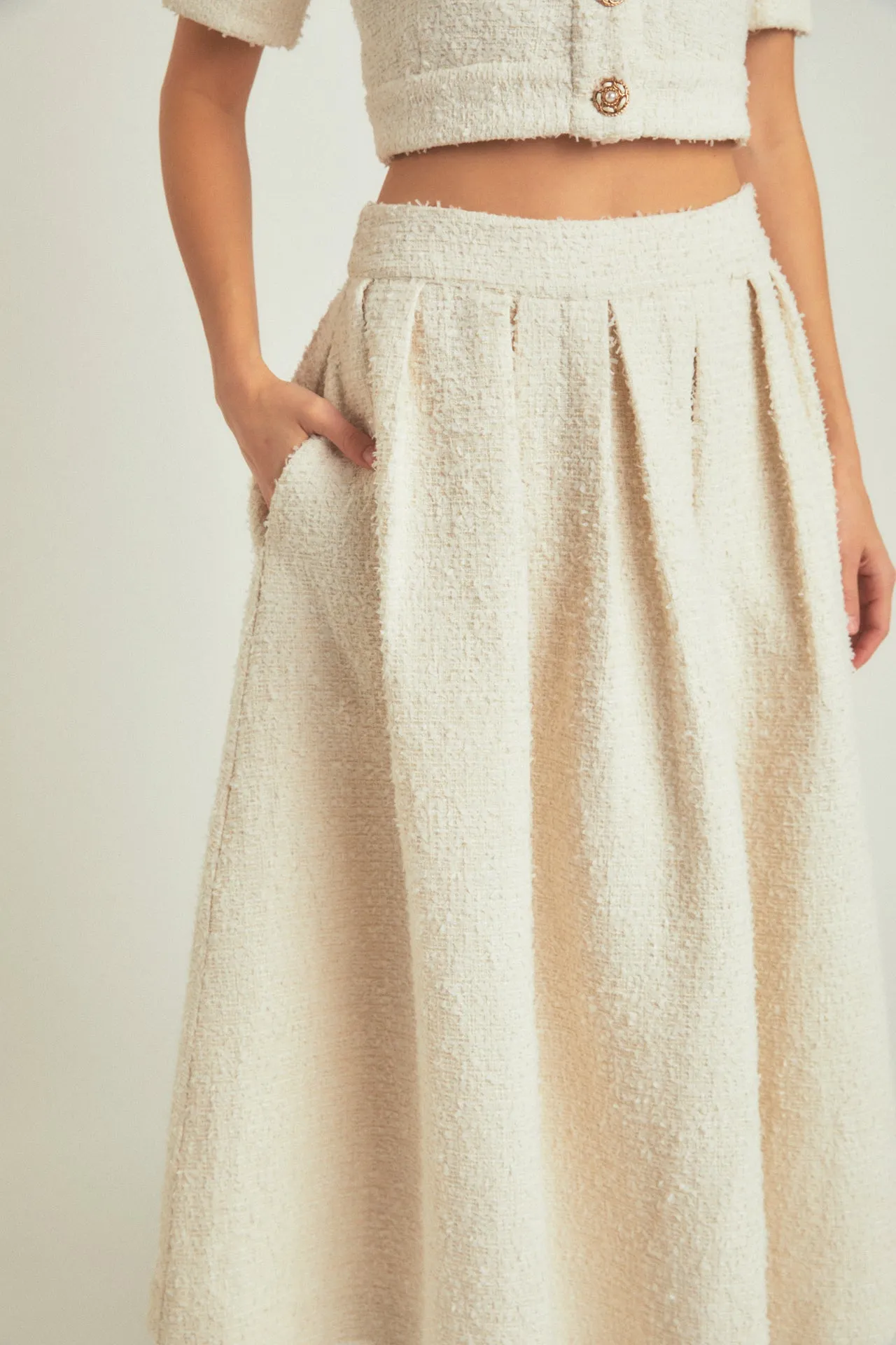 Premium Tweed Maxi Skirt sold by Endless Rose product image thumbnail 2