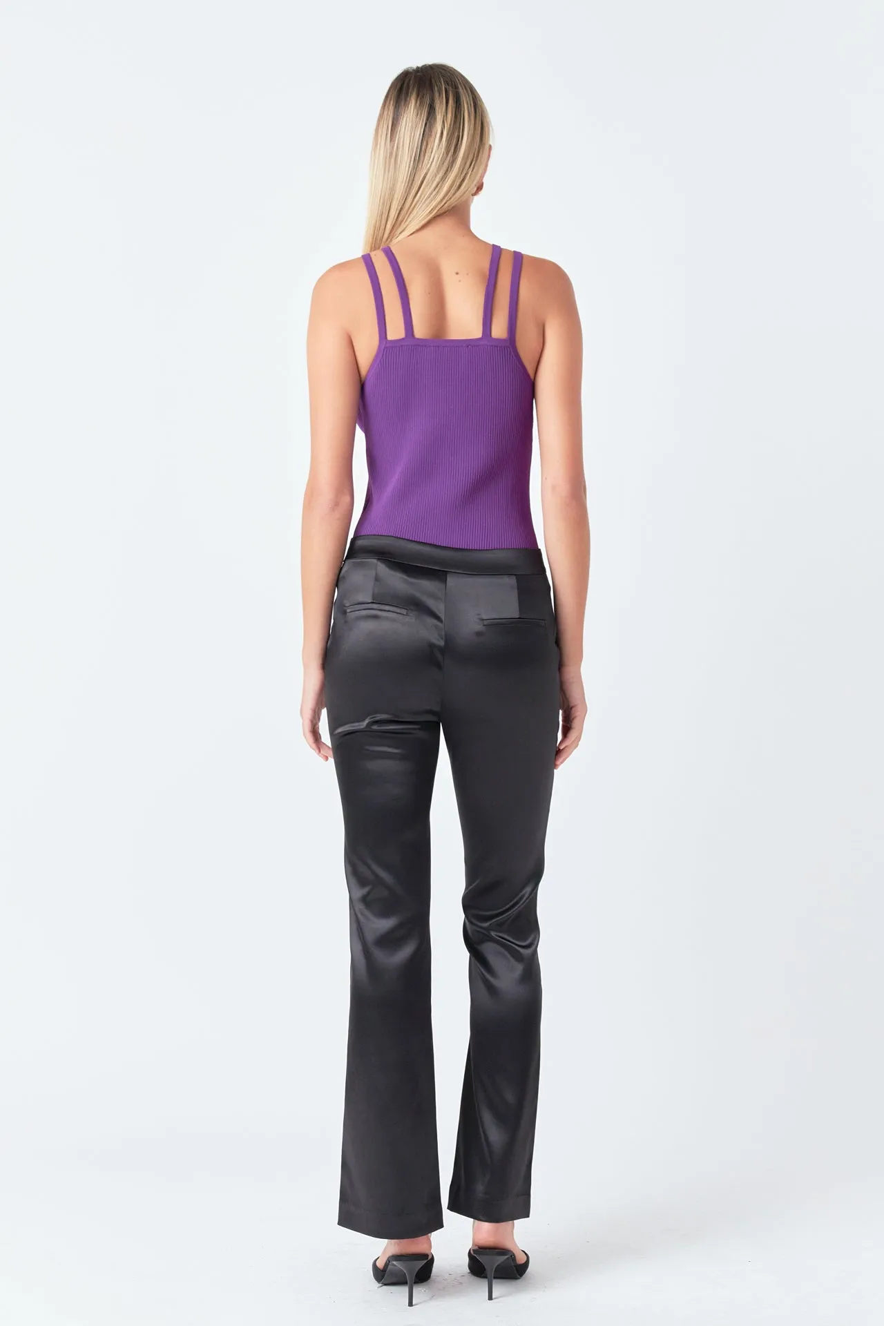 Strap Detail Fitted Knit Top sold by Endless Rose product image thumbnail 4