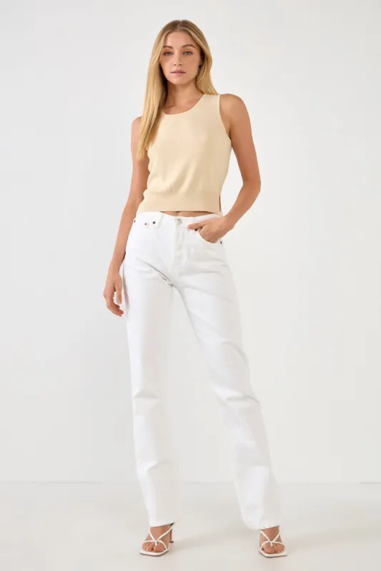 Cropped Knit Top sold by Endless Rose