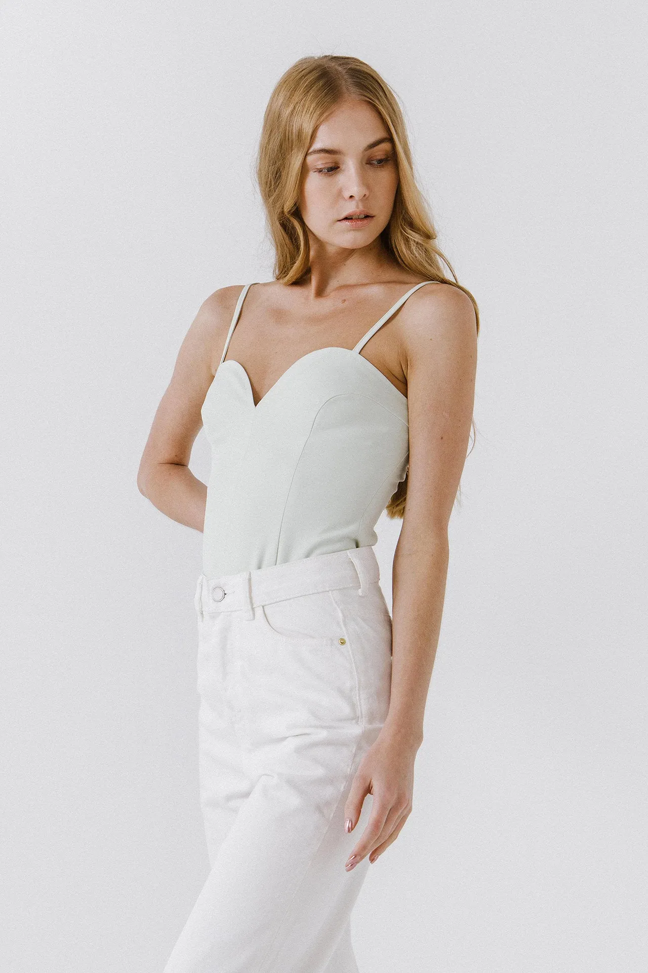 Deep V-Neck Bodysuit sold by Endless Rose product image thumbnail 3