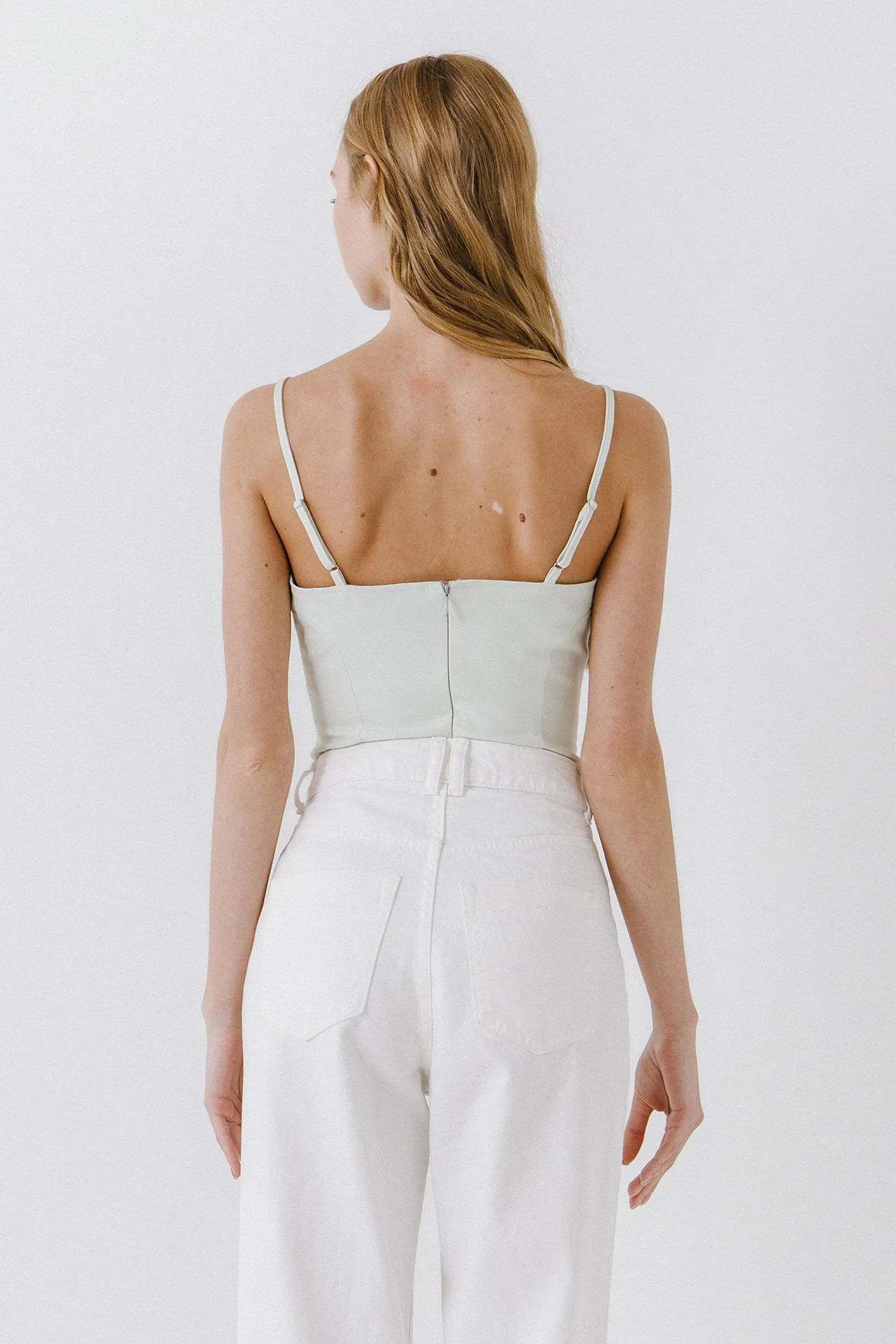 Deep V-Neck Bodysuit sold by Endless Rose product image thumbnail 4