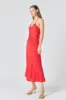 Halter Ruched Maxi Dress sold by Endless Rose