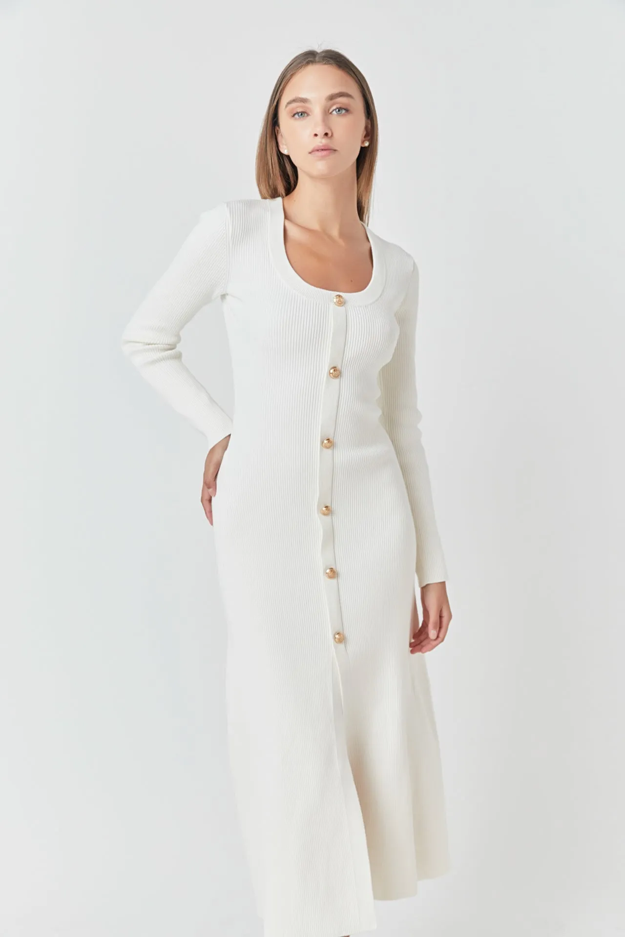 Premium Button-Down Maxi Dress sold by Endless Rose product image thumbnail 5