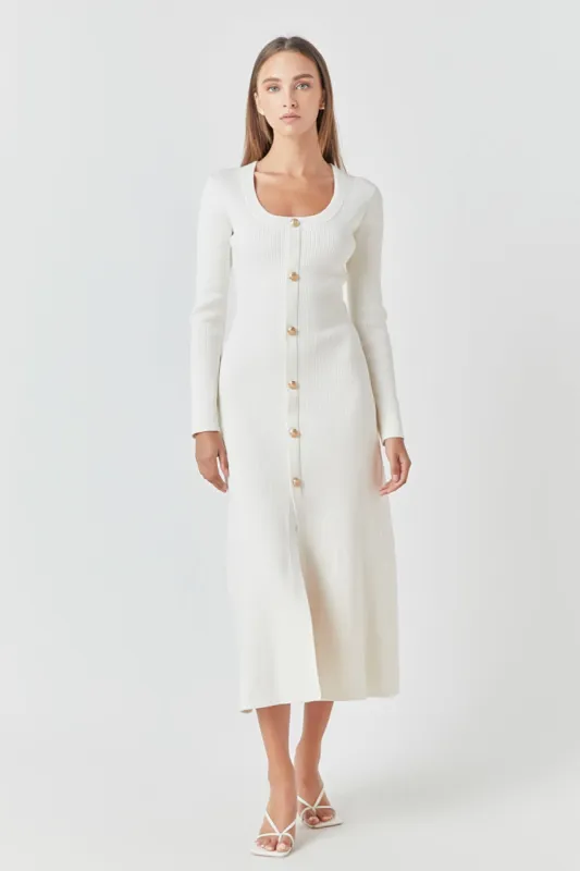 Premium Button-Down Maxi Dress made by Endless Rose