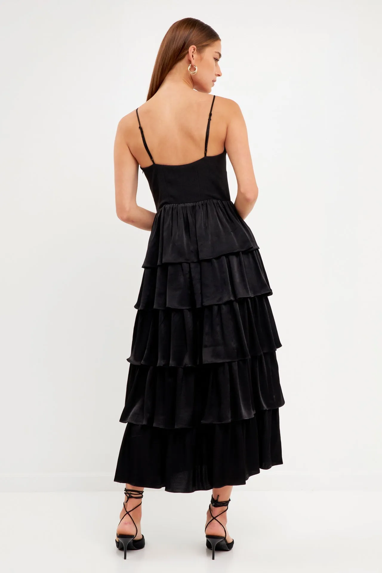 Mixed Media Maxi Dress sold by Endless Rose product image thumbnail 4