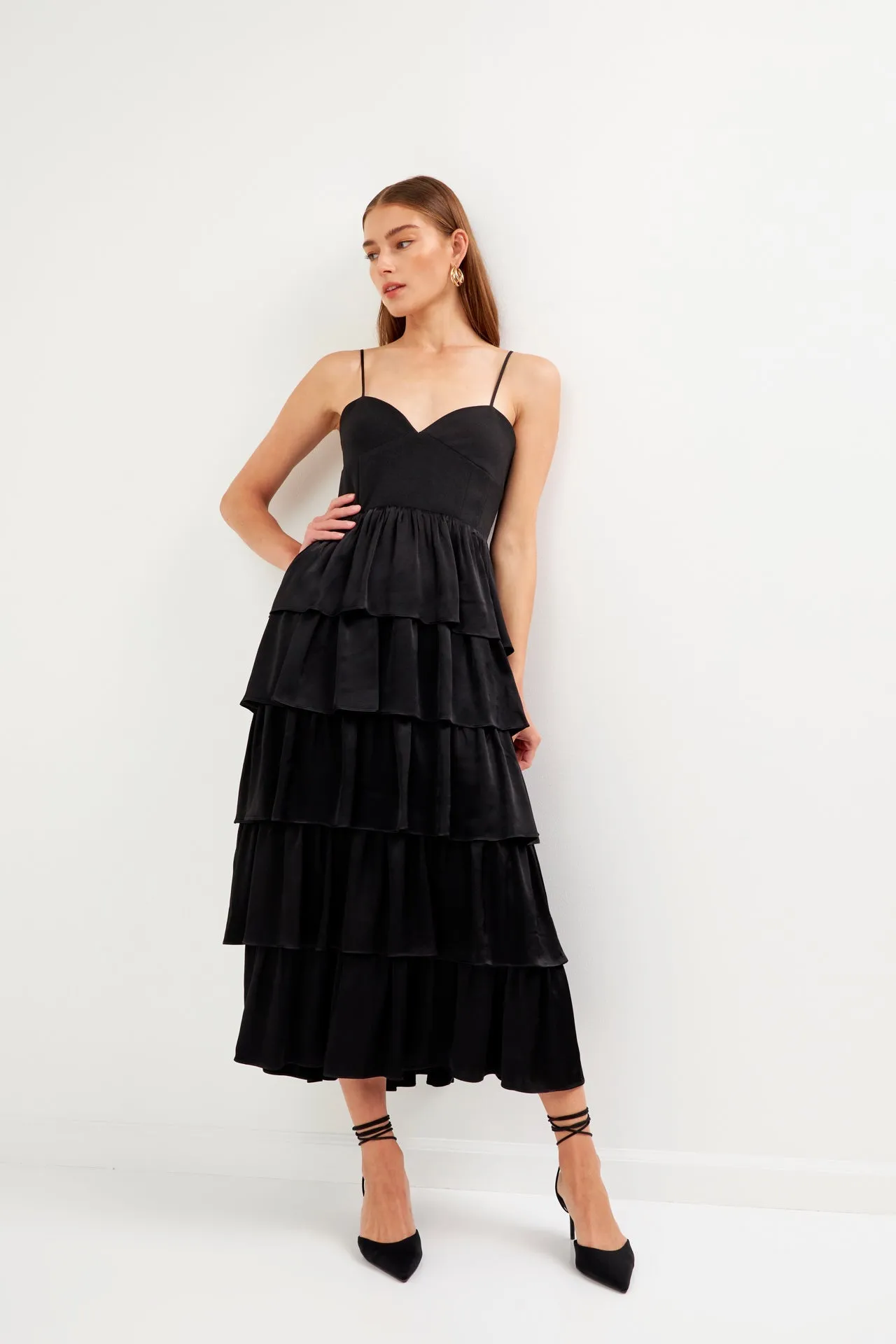 Mixed Media Maxi Dress sold by Endless Rose product image thumbnail 5