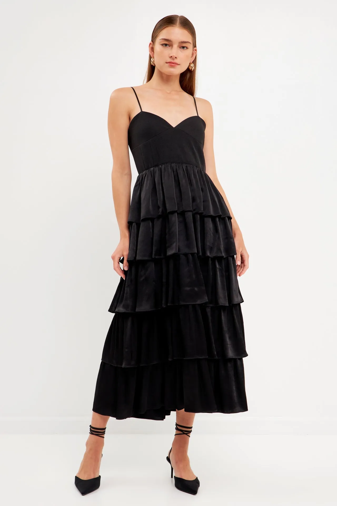 Mixed Media Maxi Dress sold by Endless Rose